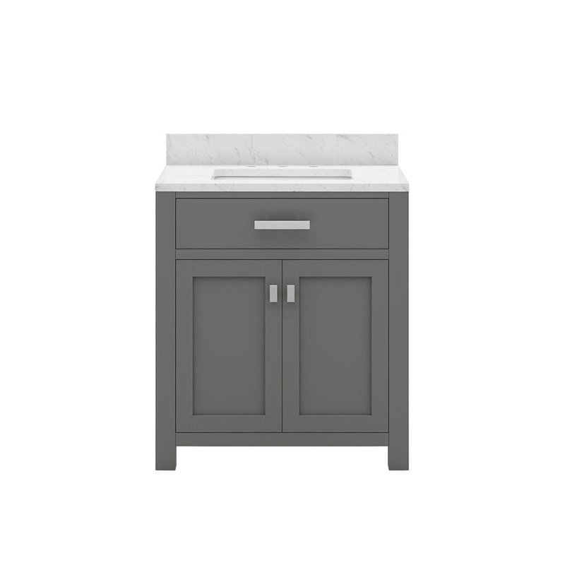 Andover Mills™ 30'' Single Bathroom Vanity with Marble Top